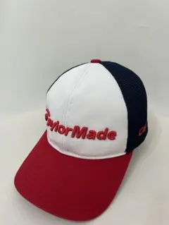 【TaylorMade】トリコロール キャップ スポーツ　ゴルフ　ネイビー