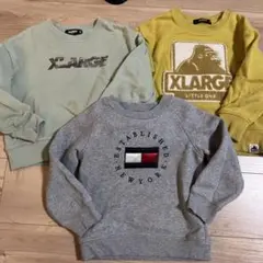 XLARGE & TOMMY HILFIGER トレーナーセット