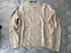 D&G Vネック ニット セーター ベージュのサムネイル