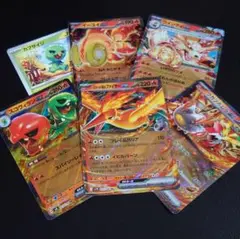 ポケモンカード　ロケット団のファイヤーex　スコヴィランex