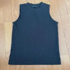 JEANASIS ブラック ノースリーブ フリーサイズ