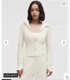 【サイズ6】lululemon Defineフード付きクロップジャケットのサムネイル