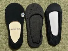 レディース　靴下　黒系