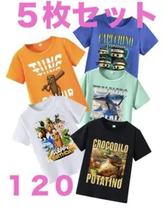 イタリアンブレインロット Tシャツ５枚セット トゥントゥンサフール 120 新品