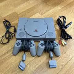 SONY PlayStation 本体 コントローラー2つ・ソフト7本付き