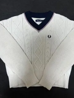 FRED PERRY ケーブルニット セーターのサムネイル