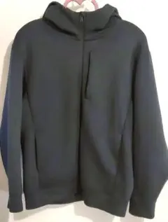 ユニクロ フルジップパーカー L 濃紺 ダークネイビー スウェット フーディー