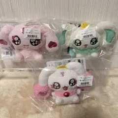 【プリキュア】E賞 妖精 ぬいぐるみマスコット 3点