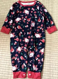 shein サンタ柄ロンパース 6-9