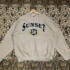 90s FRUIT OF THE LOOM サンセットビーチロゴスウェット