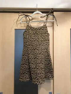 NICE CLAUPヒョウ柄キャミワンピース