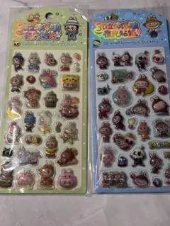 【新品未開封】ラブブ ボンボンドロップシール 夜光 2セット