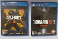 【PS4】BIOHAZARD RE:2 Zバージョン ＋ COD ブラックオプス
