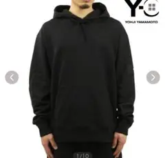 【値下げ依頼可能】Y-3 ブラック フード付きパーカー Lサイズ