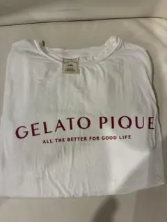 GELATO PIQUE ロゴTシャツ ホワイト　ジェラートピケのサムネイル