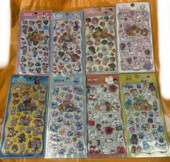プチドロップステッカー　ディズニー　8点セット