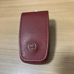 メルセデス・ベンツ レザーキーホルダー 赤