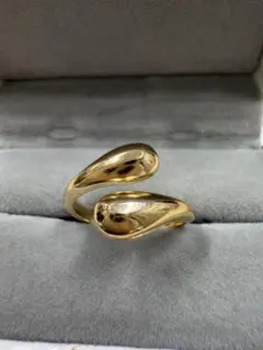 遺品整理 生前整理 断捨離)ゴールドリング 金 指輪 レトロ