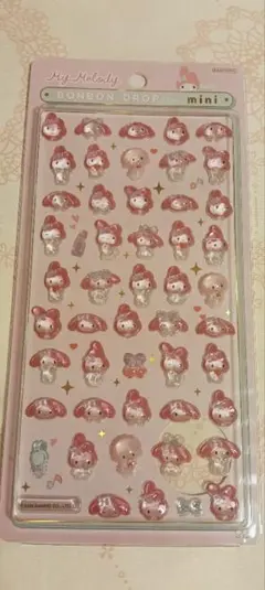 【正規品】ボンボンドロップシールmini　マイメロディ