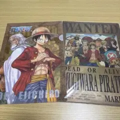 ☆新品☆ ONE PIECE ワンピース クリアファイル 2枚セット