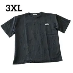 メンズ 半袖 Tシャツ クルーネック おしゃれ ブラック 3XL