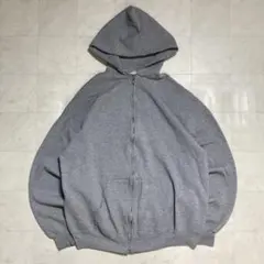 90s JERZEES ジャージーズ グレー スウェット フーディー オールドのサムネイル