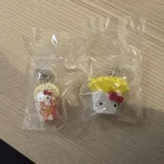 ハローキティ アメリカンデザイン めじるしアクセサリー　2点セット