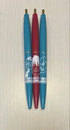 東京リベンジャーズ　ボールペン　3本セット　初代黒龍　佐野真一郎　荒師慶三　ワカ