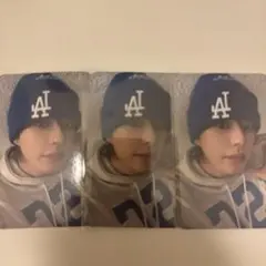 LAキャップ ポートレート 3枚セット