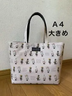 長靴をはいた猫(≖ˇェˇ≖)ハンドメイド　トートバッグ　ショルダーバッグ