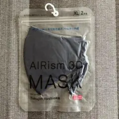 【新品】 ユニクロ AIRism 3D MASK XL ネイビー 2枚入り