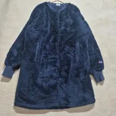 チャンピオン ボアフリースコート ジャケット ネイビー モコモコ ロゴマーク