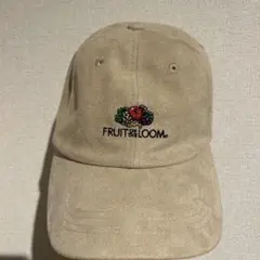 FRUIT OF THE LOOM ベースボールキャップ　スウェード革調