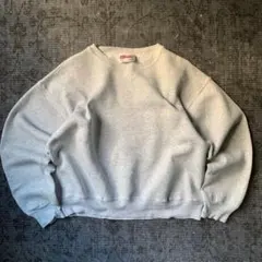 希少 90s Hanes ヴィンテージ 無地 スウェット グランジ 古着 短丈のサムネイル