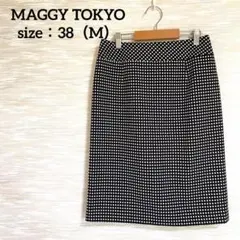 MAGGY TOKYO タイトスカート【M】ひざ丈 スリット 銀座マギー1075
