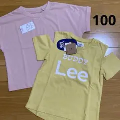 新品 Lee リー 半袖 Tシャツ 100 女の子 ピンク イエロー