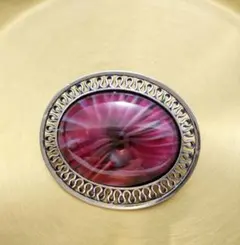 ヴィンテージマーブルブローチ