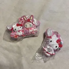 メゾピアノ×ハローキティ カプセルラバーマスコット　2個セット