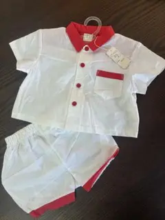 レトロ　Tシャツ　パンツ　上下セット　90