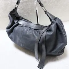 極美品 アルフレッドバニスター ショルダーバッグ ハーフムーン 三日月