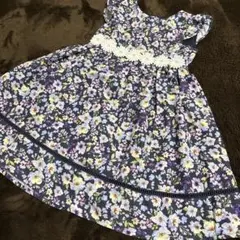 any FAM 花柄ノースリーブワンピース