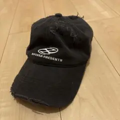 EPOWER PRESENTS ダメージ加工キャップ ブラック