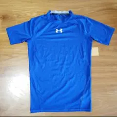 UNDER ARMOUR アンダーシャツ 半袖 ブルー 青 SMのサムネイル