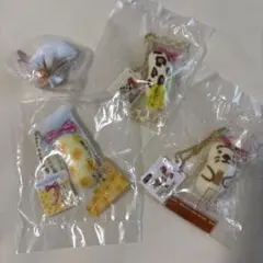 カプセルトイ　東京バナナ　スクイーズ　うさぎ　セット