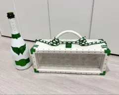 エンジェルシャンパン シャンパーニュ ホリデーエディション グリーン 空箱空瓶