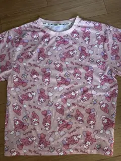 マイメロディ総柄Tシャツ Lサイズ