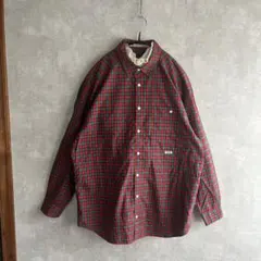 古着　ヴィンテージ パパス　チェックシャツ　総柄シャツ　ユーズド 希少