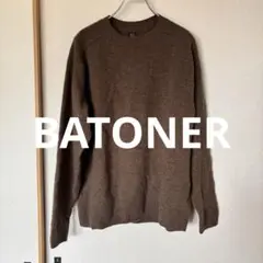 美品✨BATONER バトナー クルーネックニット カシミヤ混 モカブラウン 2025年最新】batoner カシミヤの人気アイテム - メルカリ