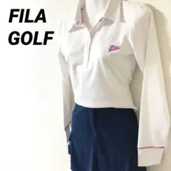 【美品！Mサイズ！長袖！秋冬ゴルフ！】FILA GOLFセットアップゴルフウェア