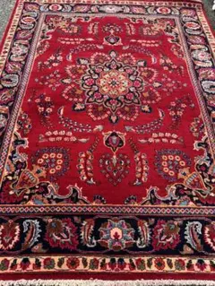 ペルシャ 手織り タブリーズ 絨毯